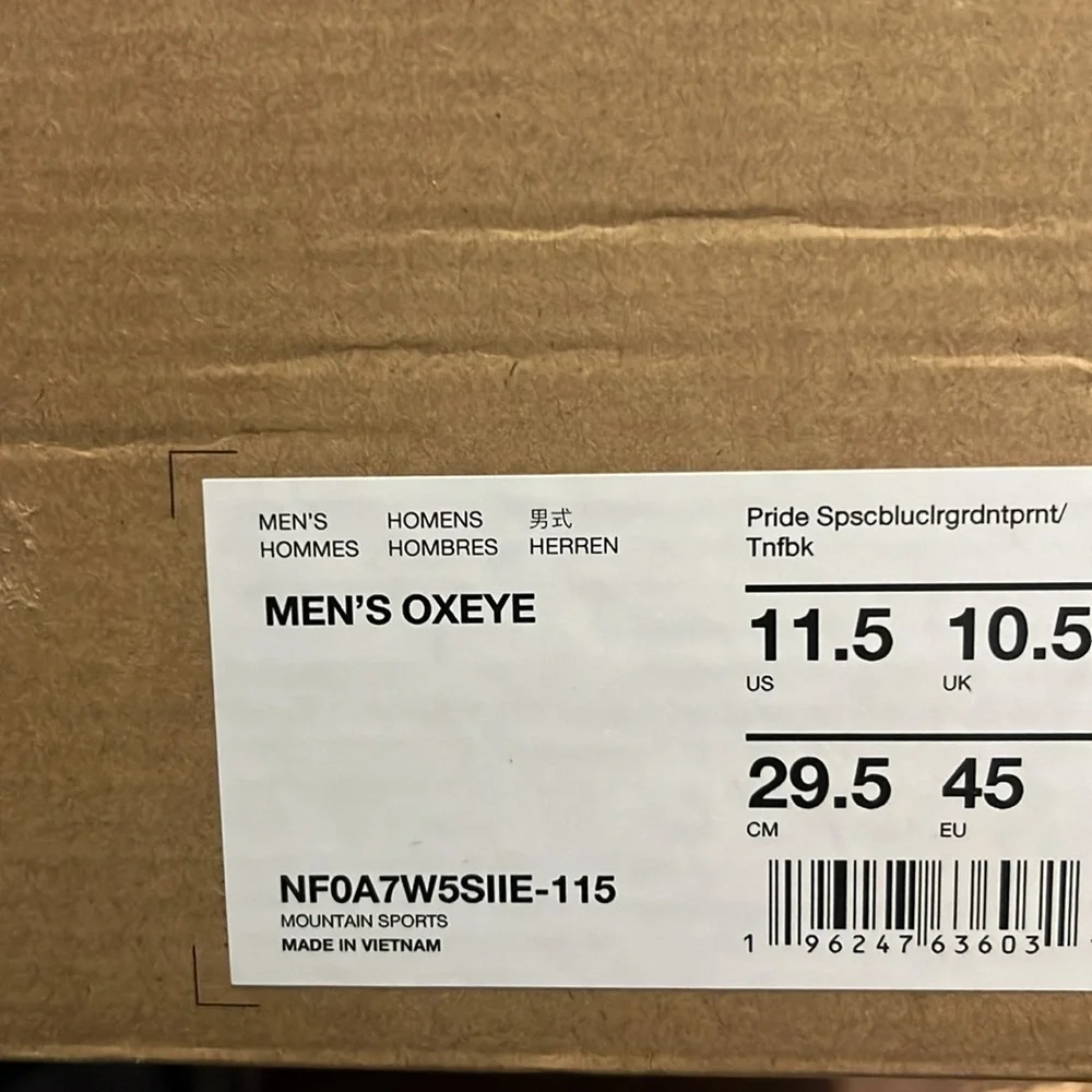 NEW The North Face Men's Oxeye Hiking Shoes Sz 11.5